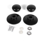 2 pi�ces poign�es de remplissage pour casserole et marmite, couvercle noir pour ustensiles de cuisine ...