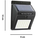 2 pi�ces projecteur, recharge solaire et capteur de mouvement smd 20 led 1200mah