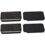 2 pi�ces r�chaud � alcool mini portable et anti - vent pour randonn�e camping pique - nique bbq noir