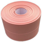 (2 pi�ces rose)plinthe souple - bande d'extr�mit� pour cuisine et salle de bain 22 mm 3, 2 m, joint auto ...