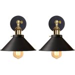 2 pi�ces de style europ�en moderne en fer forg� petite jupe noire applique murale invit� salle � manger ...