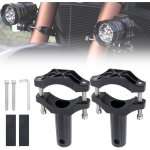 2 pi�ces supports de fixation de lampe de fourche avant, tube de support rond moto, support de montage ...