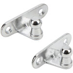 2 pi�ces support de fixation � v�rin � gaz, rotule m�tallique de 10 mm, universel, multi - compatible ...