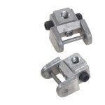 2 pi�ces supports de lames scie � chantourner adaptateur conversion sans broche m�tal