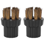 2 pi�ces t�tes de brosse en laiton de rechange pour nettoyeur vapeur x5, accessoires