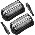 2 pi�ces t�te de rechange pour rasoir �lectrique braun series 3 grille et tete de rasage rasoir braun ...