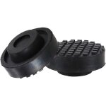 2 pi�ces universal jack pad en caoutchouc, bloc tampon en caoutchouc, accessoire de voiture pour cric ...