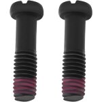 2 pi�ces vis � t�te plate 251468 - 5 vis de mandrin m6 x 22 compatible avec makita bhp442 bhp451 bdf441 ...