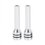 2 pi�ces voiture camion aluminium int�rieur porte serrure bouton broches couverture argent