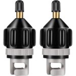 2 piezas de conector de kayak, convertidor de bomba de aire para tabla de paddle surf inflable