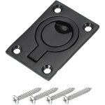 2 poign�es encastr�es, poign�e de porte carr�e affleurante en acier inoxydable, loquet de trappe dissimul� ...