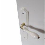 Centrale brico - 2 poignées de porte bois sans trou, bois entraxe 195 mm Centrale brico - 2 poignées de porte bois sans trou, bois entraxe 195 mm