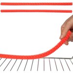 2 protecteurs de grille de four en silicone, protection four protecteur de grille �tag�re de four housse ...