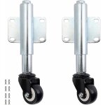 2 roue de portail roulant 6cm, roulette � suspension pour portail extensible, roulette support de portail ...