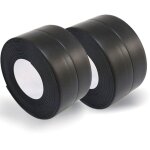 2 rouleaux joint salle de bain noir, ruban joint baignoire autocollant, joint plan de travail cuisine, ...