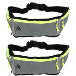 2 sacs banane �tanches ultrafins pour course randonn�e fitness sport ext�rieur gris