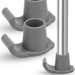 2 tapis coulissants gris pour marcheur, tapis coulissants pour tra�neau, couvre - pieds pour v�lo de ...