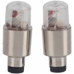 2 unit�s lumi�res de roue - led brillant pour valves de pneu voiture, camion, suv, moto et v�lo