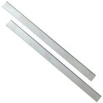 2 x fers de rechange pour raboteuse ou d�gauchisseuse - lames de rabot r�affutables - 400 x 30 x 3 mm ...