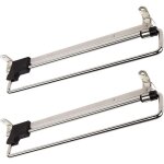 2 x porte - cintres coulissant portemonteaux t�lescopic porte - v�tements extractible 350 mm - zvd