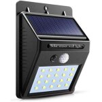 2 x spot solaire ext�rieur photovolta�que + lampe led � capteur