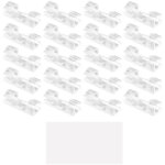 20 clips adh�sifs pour c�bles, organiseur de fils autocollant, support de c�bles sans clou pour bureau, ...