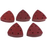 20 disques abrasifs triangulaires grain 320 pour ponceuse vibrante, oxyde d'aluminium