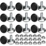 20 pack pied v�rin r�glable pour meuble, pied de nivellement aevc t - �crou filetage m8x20x30mm, vis ...