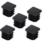 20 pcs bouchon pour pied de chaise, bouchon pour tuyau carr�, capuchon pour poteau carr� en plastique ...