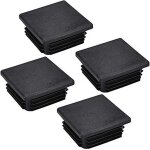 20 pcs bouchon pour pied de chaisse, bouchon pour tuyau carr�, capuchon pour poteau carr� en plastique ...