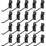 20 pcs crochet pour panneau perfor� mural, 10cm crochets pour panneaux perfor�s, crochet panneau perfor� ...