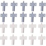 20 pcs cuisine amortisseur de porte tampon amortisseur tiroir mat�riau abs recyclable � haute r�sistance ...