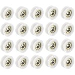 20 pcs ou nylon en plastique int�gr� 608 roulements billes de gorge 6 30 10mm poulie de guidage