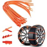 20 pi�ces de cha�nes antid�rapantes r�utilisables, attaches zip pour pneus neige de 92 cm, cha�nes antid�rapan ...