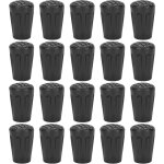 20 pi�ces embouts de canne en caoutchouc antid�rapants pour b�quilles et d�ambulateurs