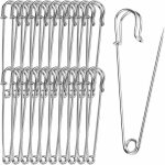 20 pi�ces �pingles � nourrice grandes epingles � nourrice 10 cm, pour couvertures, jupes et travaux manuels ...
