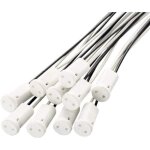 20 pi�ces g4 ampoule titulaire 10cm, g4 lampe base en c�ramique titulaire 12v g4 douilles halog�ne pour ...