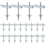 20 pi�ces m6x100mm chevilles � bascule poids lourd cheville parpaing creux en acier galvanis� au carbone ...