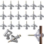 20 pieces m860 cheville brique creuse forme papillon, fixations pour plaques de pl�tre avec 20 pieces ...