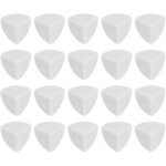 20 pi�ces protecteurs d'angle en silicone anti - collision pour bureau meubles coins arrondis blanc pur ...