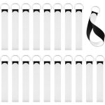 20 pi�ces sublimation blanc lani�res de poignet en n�opr�ne sangle bracelet en n�opr�ne porte - cl�s ...