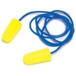 200 paires de bouchons earsoft yellow neons  rouler avec cordon - 3m