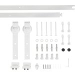 Sifree� 200cm porte coulissante sur rail, rail de porte coulissante, rail porte coulissante placard, ...