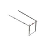 Emuca - 2045669 coulisses pour table à rallonge party, aluminium, inox anodisé Emuca - 2045669 coulisses pour table à rallonge party, aluminium, inox anodisé