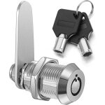 20mm)serrure � came tubulaire � filetage, serrure � cylindre verrou de s�curit� pour barillet bo�te aux ...
