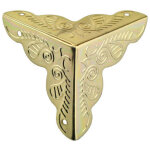 20pcs coin vintage, coin meuble metal antique, coins de protection pour caisses et meubles style vintage, ...