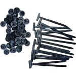 ?20pcs?colliers de serrage noirs, r�sistants aux uv, pour c�blage et r�paration automobile, 90 mm x 5 ...