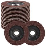 20pcs disque � lamelle 125mm, disques � lamelles grain 60, disques abrasifs � lamelles en acier pour ...