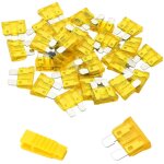 20pcs fusible voiture 20a moyenne fusible automobile + extracteur - fusible pour auto / rv / camion / ...