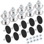 20pcs pieds v�rin de meuble, m8 x 40mm pieds de meuble ajustables, vis de r�glage pour pieds de meuble, ...